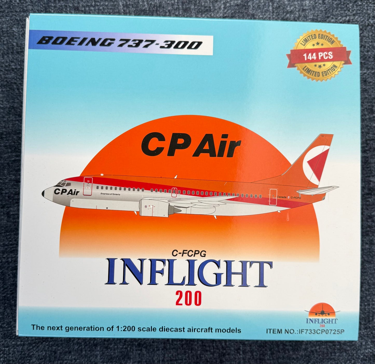 INFLIGHT 200/CP AIR/ B737-317/ C-FCPG/ 1:200 / IF733CP0725P