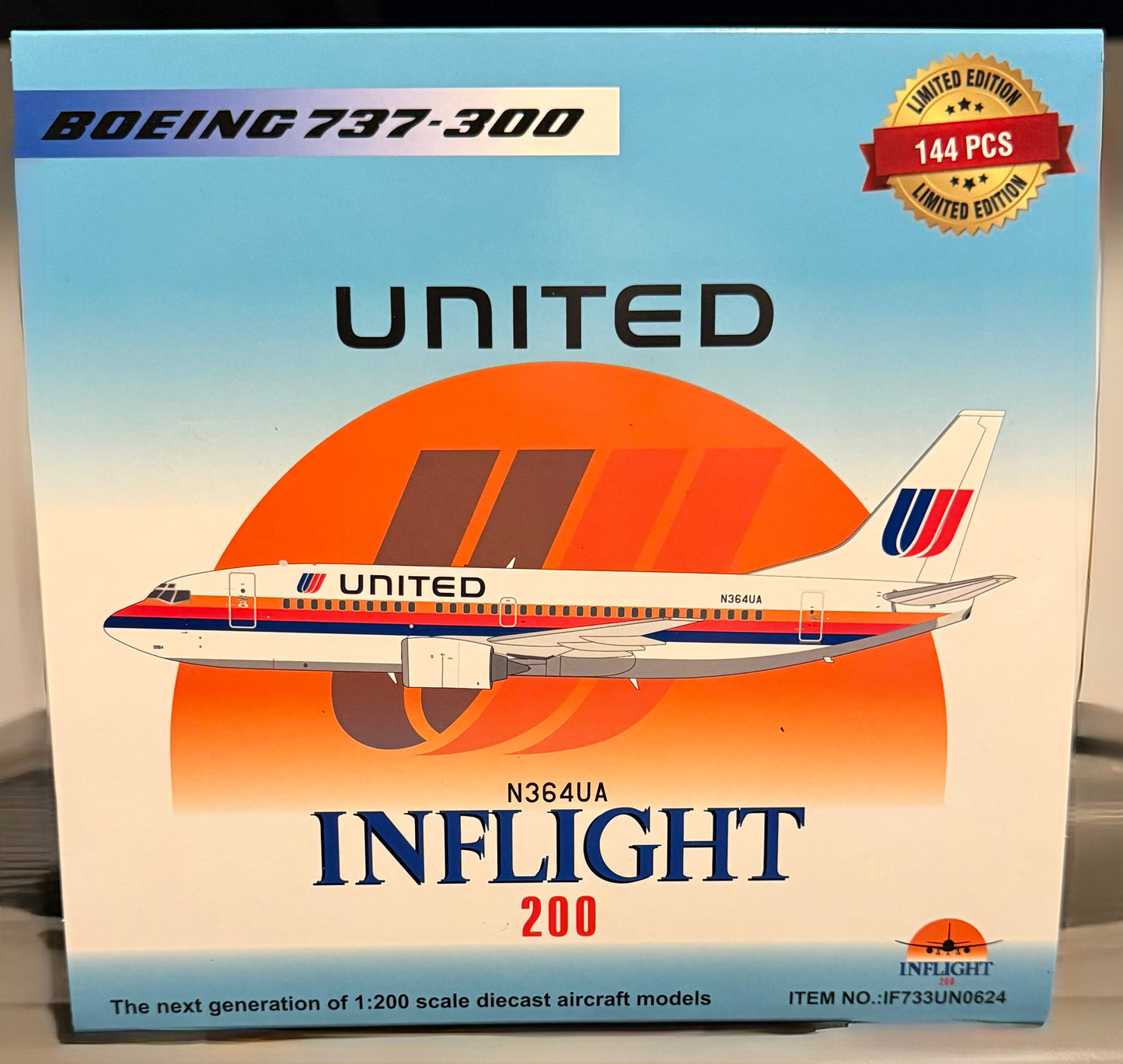 UNITED AIRLINES "SAUL BLASS" B737-300